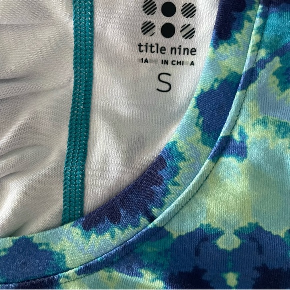 Title Nine short sleeve multi-colored printed shirt in size small. - Picture 6 of 7